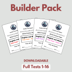 DOWNLOADABLE – Builder Pack (Full Test Papers 1-16) With Answers & Worked Solutions