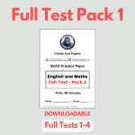 DOWNLOADABLE – Full Test Pack 1 (Full Test Papers 1-4) With Answers & Worked Solutions