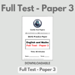 DOWNLOADABLE – Full Test 3 – Paper, Answers, Worked Solutions and Answer Sheet