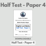 DOWNLOADABLE – Half Test 4 – Paper, Answers, Worked Solutions and Answer Sheet