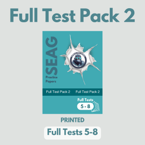 PRINTED - Full Test Pack 2 (Full Test Papers 5-8) With Answers & Worked Solutions